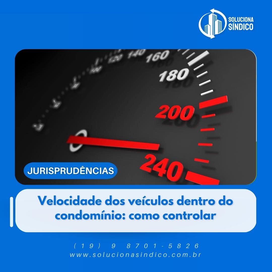 Velocidade dos veículos dentro do condomínio: como controlar